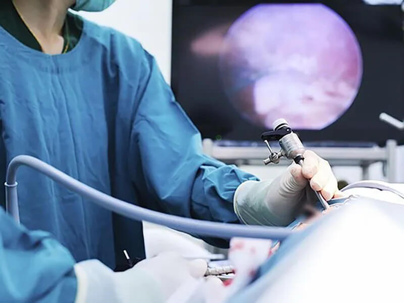 person doing an ultrasound